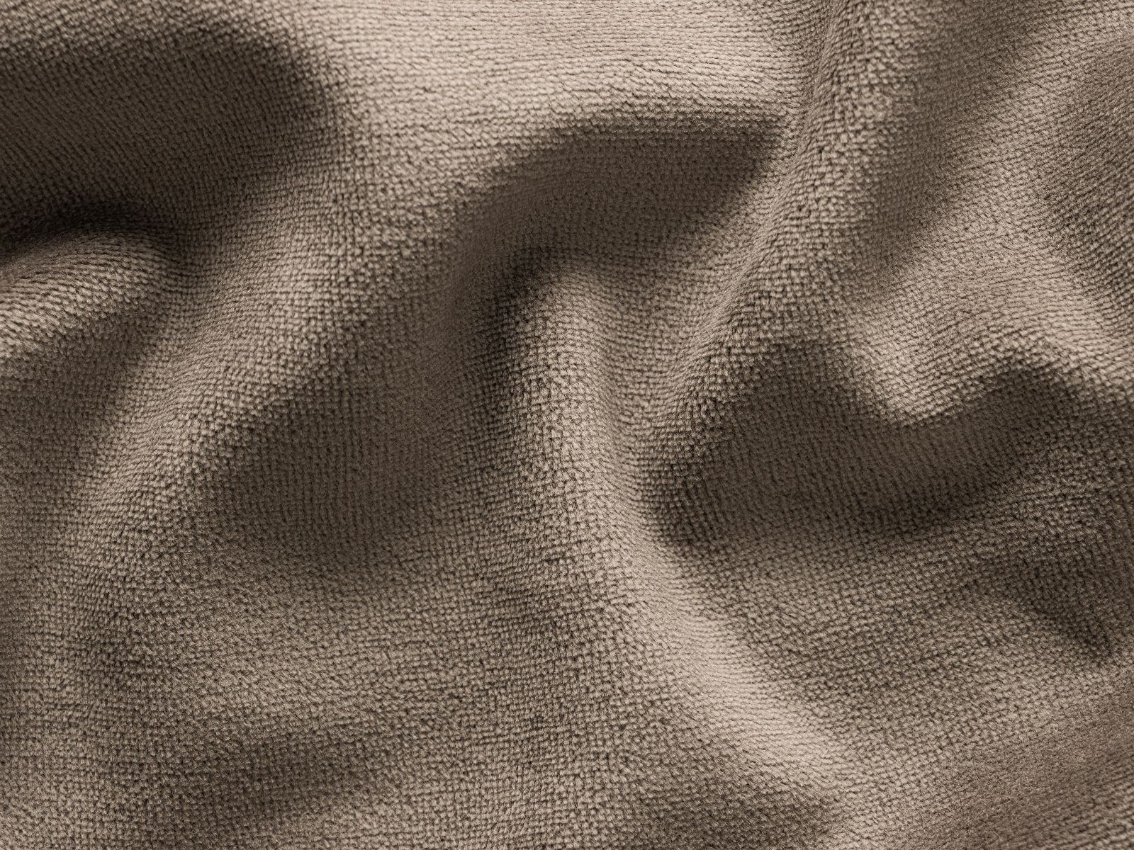 Nicki velours Stoff uni/melange