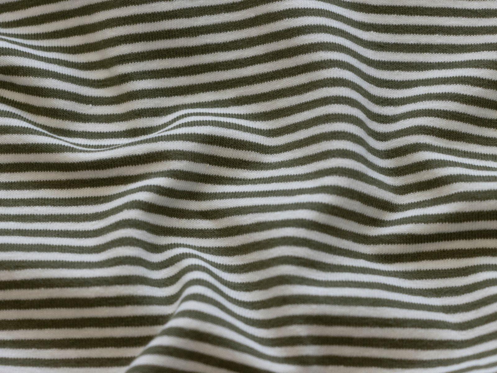 Glattes Bündchen Stoff im Schlauch - Streifen