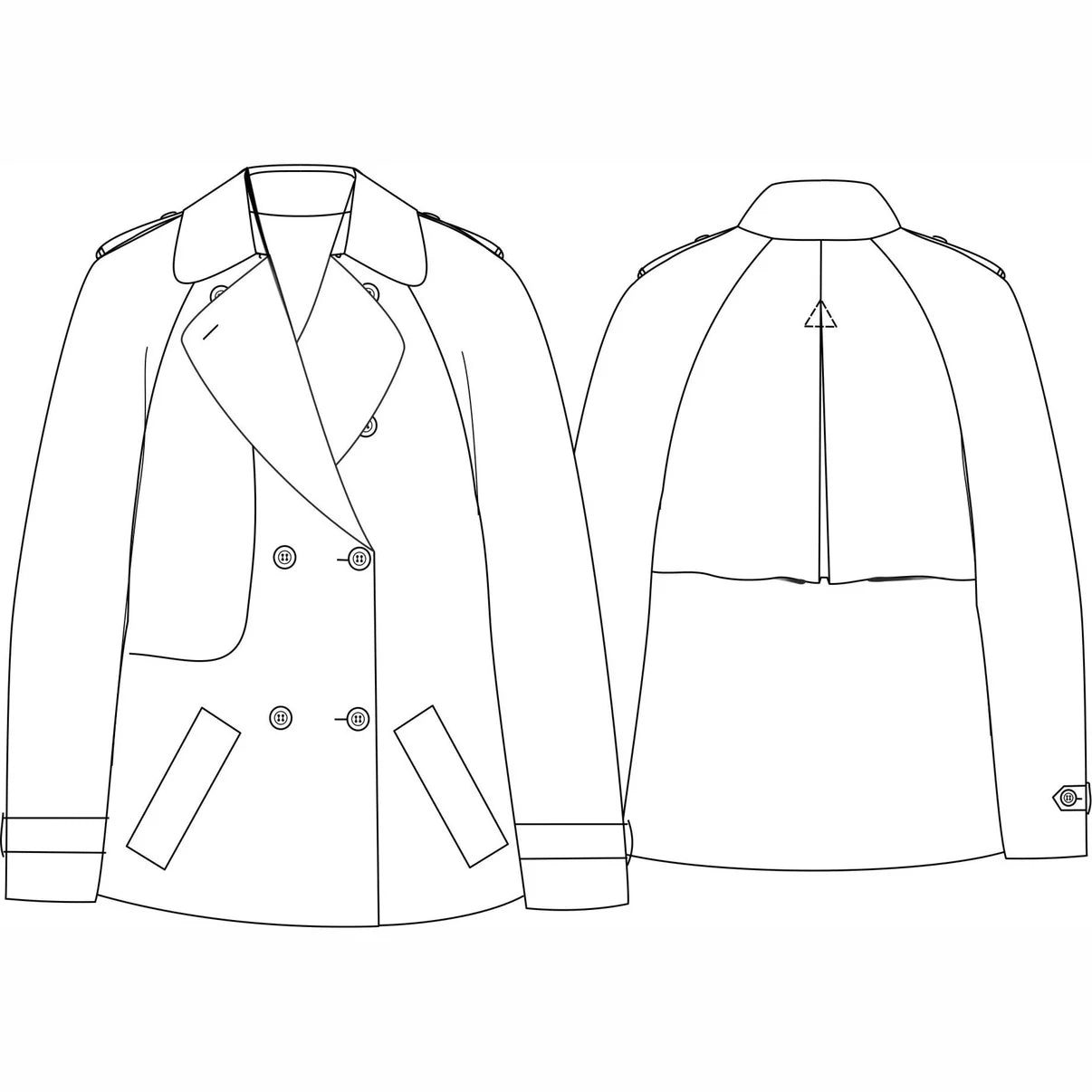 Papierschnittmuster Premium Cabanjacke Val