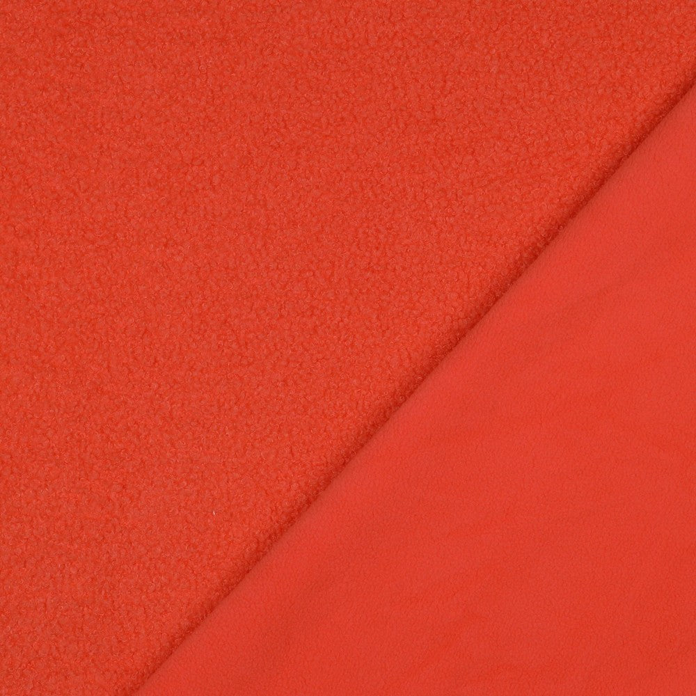 Sherpa Teddy Jacquard Stoff - Doubleface