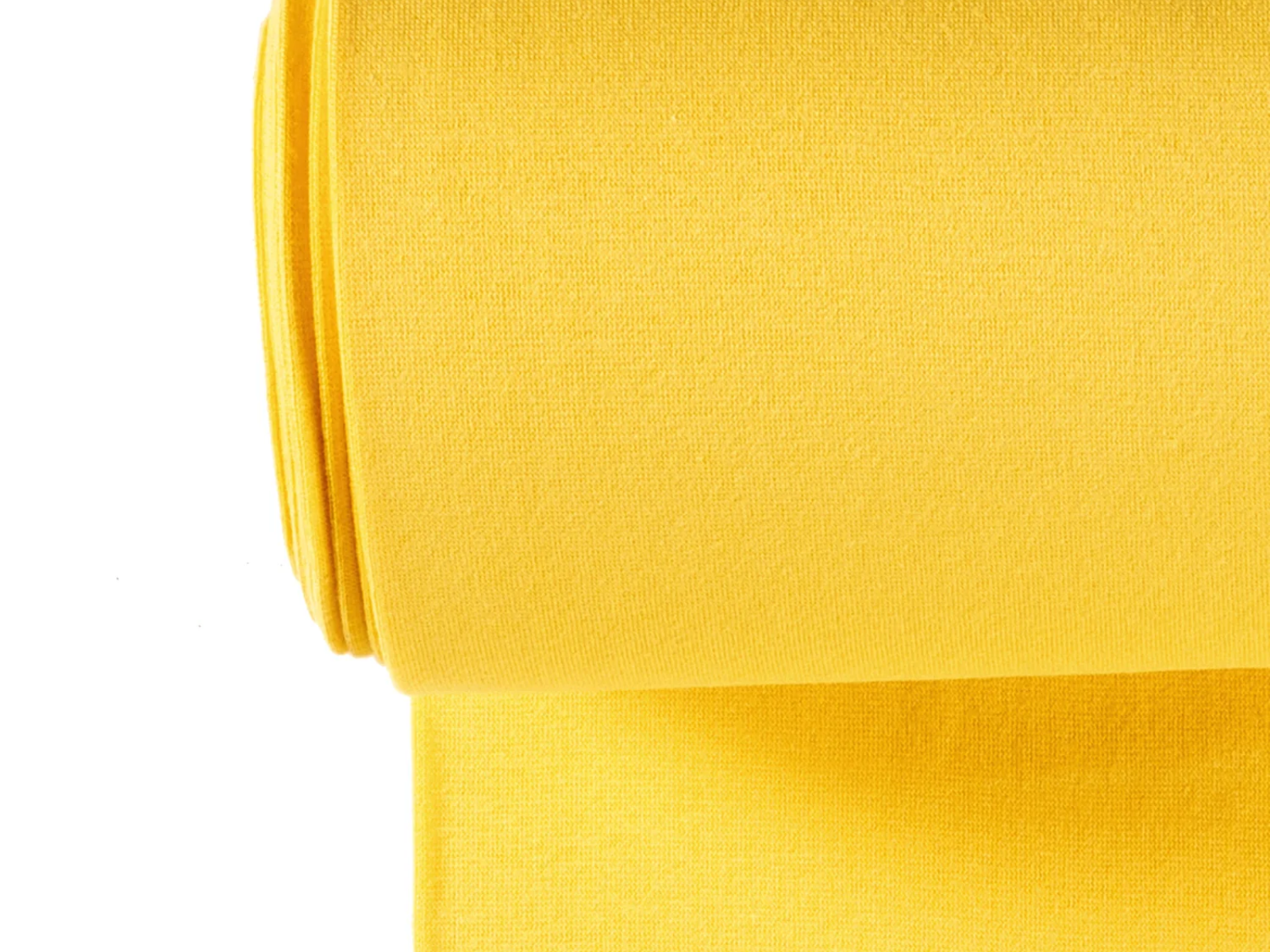 Glattes Bündchen Stoff im Schlauch