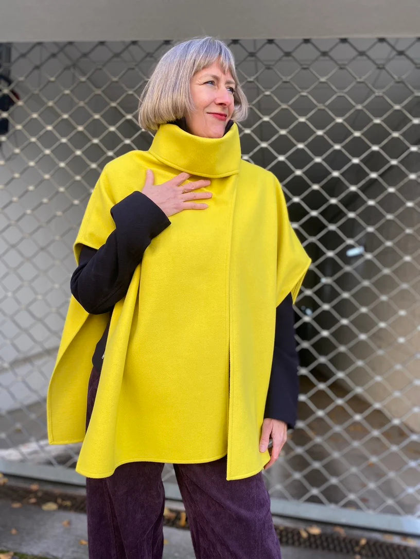 Papierschnittmuster Cape Brixen