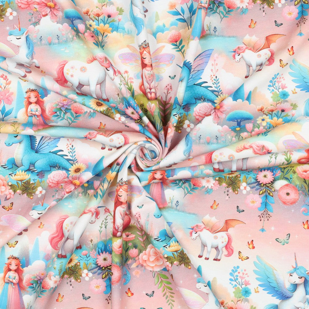 Jersey - Einhörner - rosa