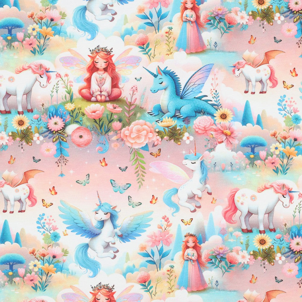 Jersey - Einhörner - rosa