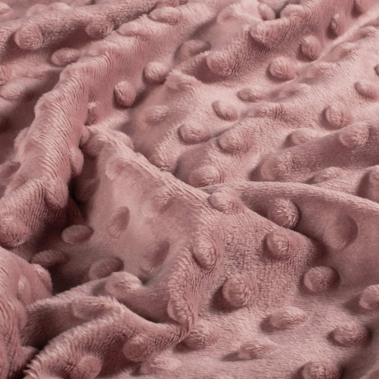 Minky-Stoff mit Noppenprägung