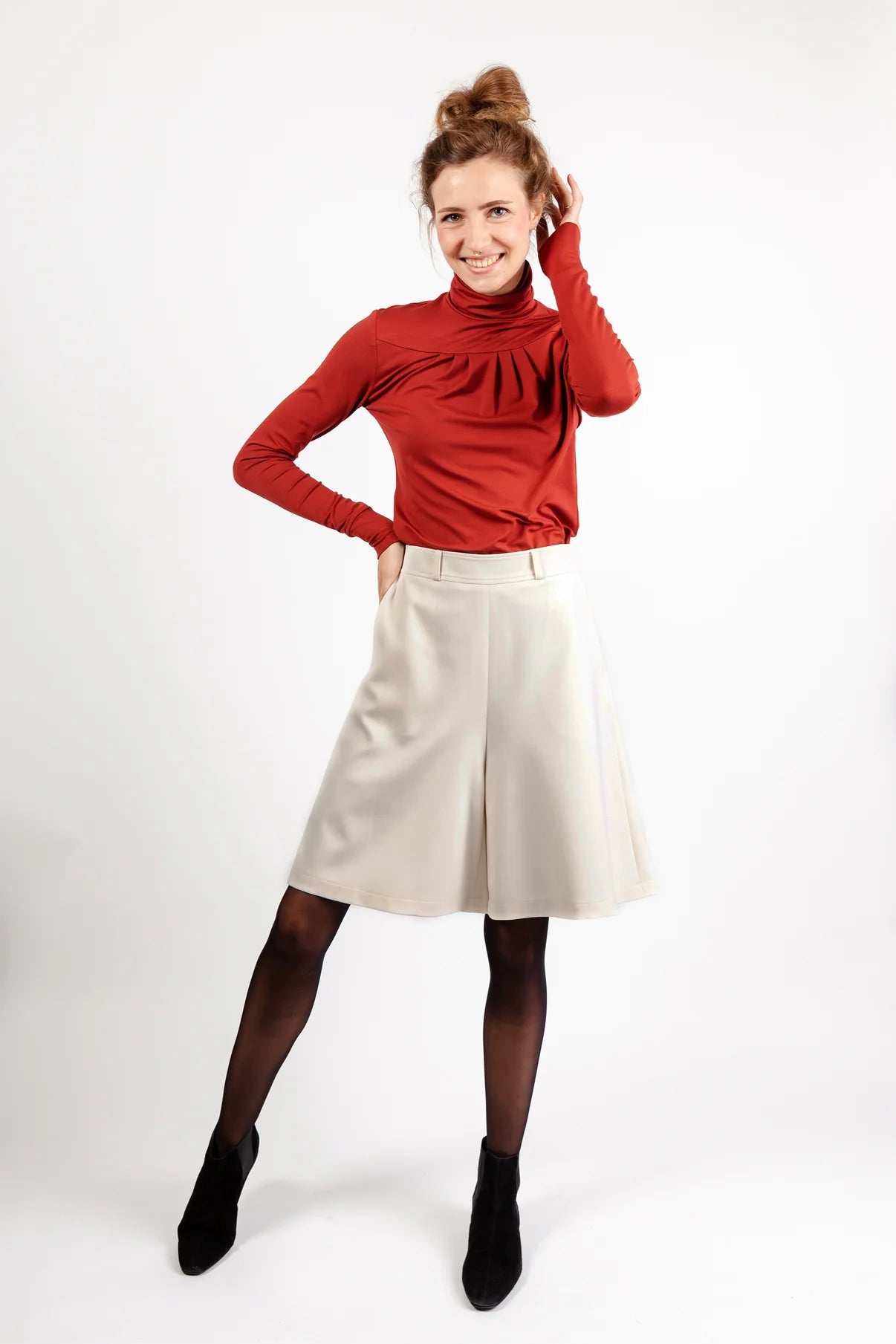 Papierschnittmuster Hosenrock Theresa