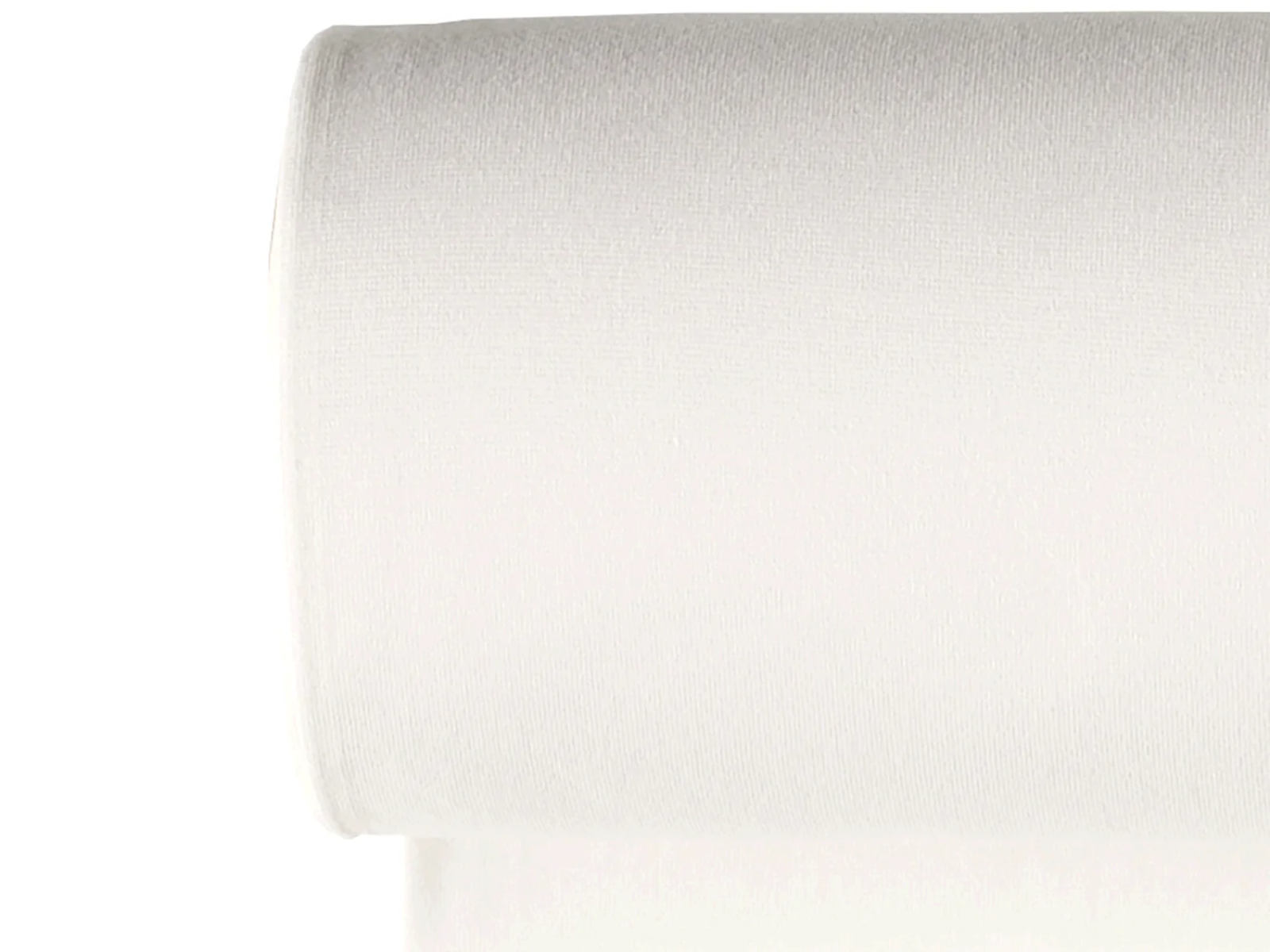 Glattes Bündchen Stoff im Schlauch -uni