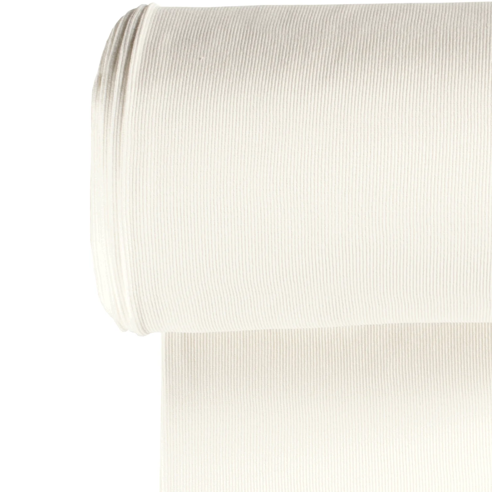 Ribbündchen Stoff im Schlauch