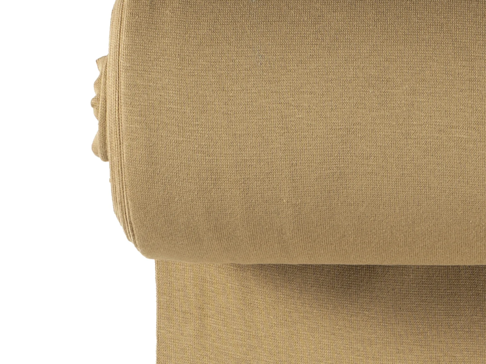 Glattes Bündchen Stoff im Schlauch