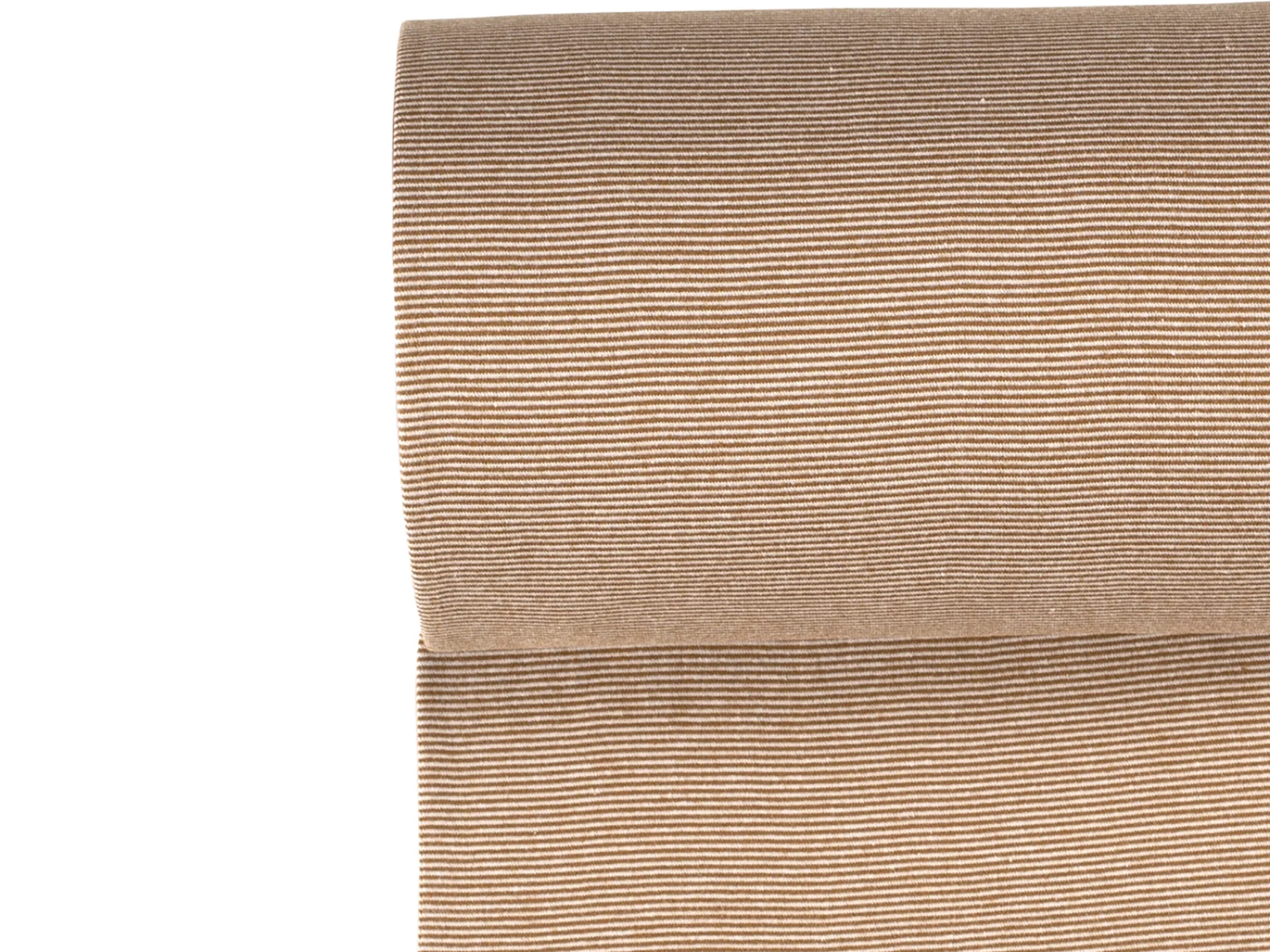 Glattes Bündchen Stoff im Schlauch - Streifen