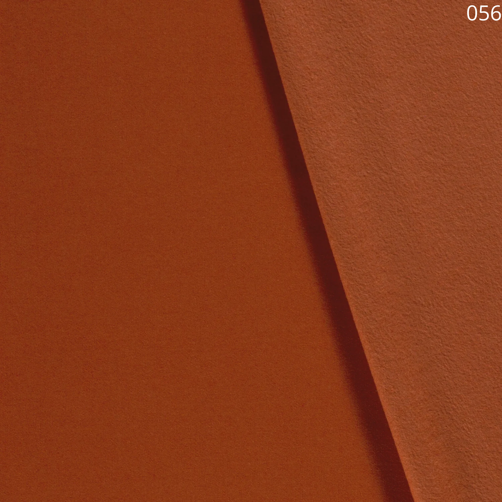 Angerauter Sweat Stoff - uni