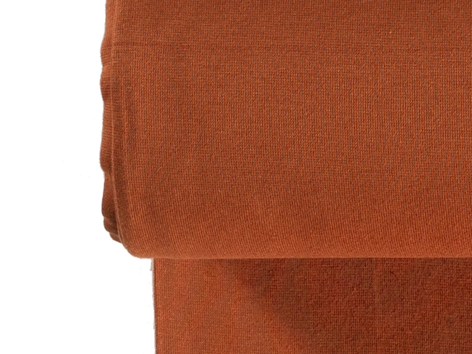 Glattes Bündchen Stoff im Schlauch