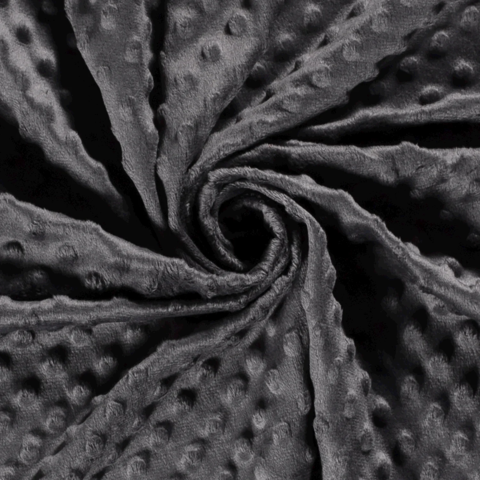 Minky-Stoff mit Noppenprägung