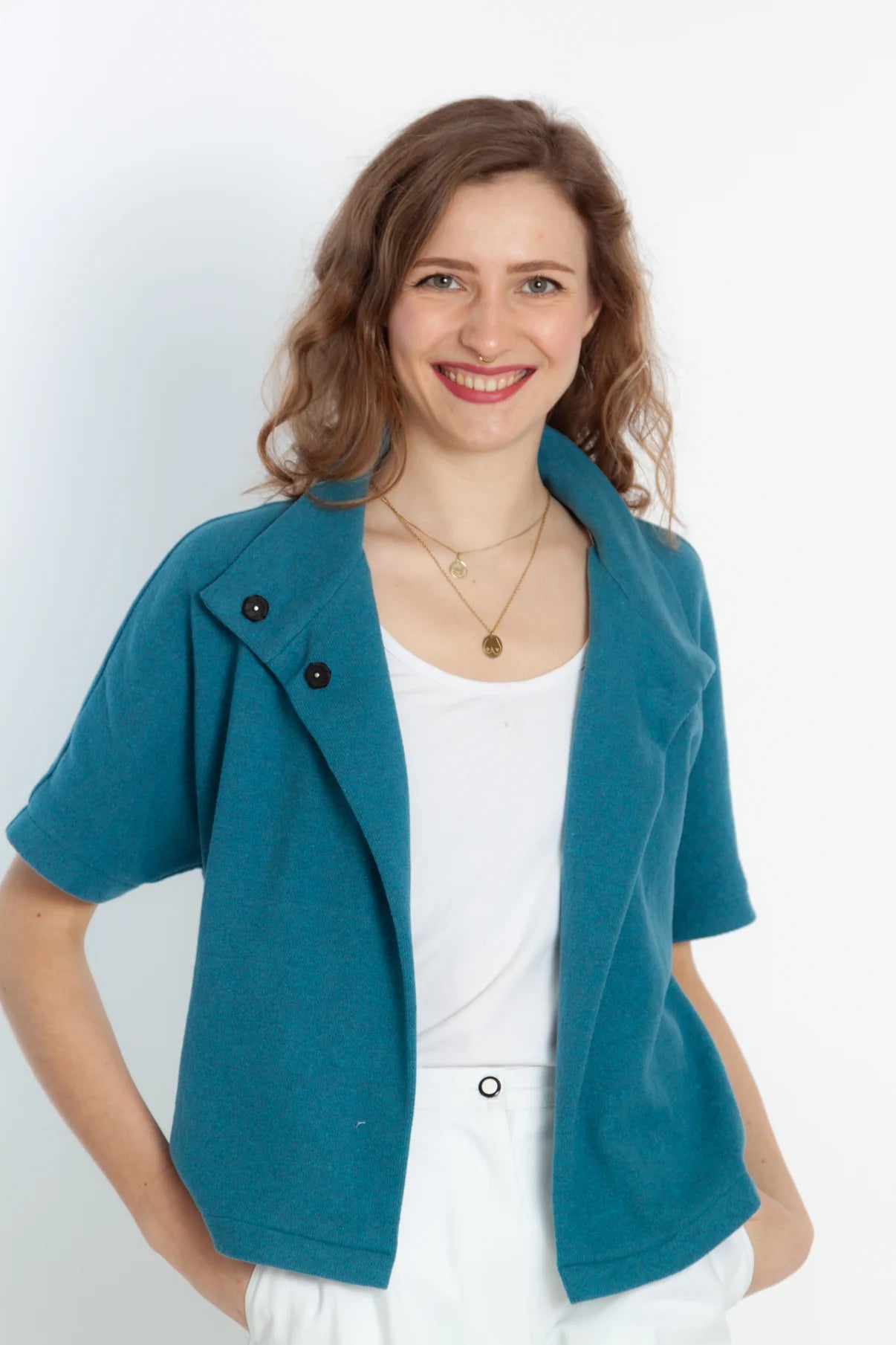 Papierschnittmuster Strickjacke/Pullunder Uli