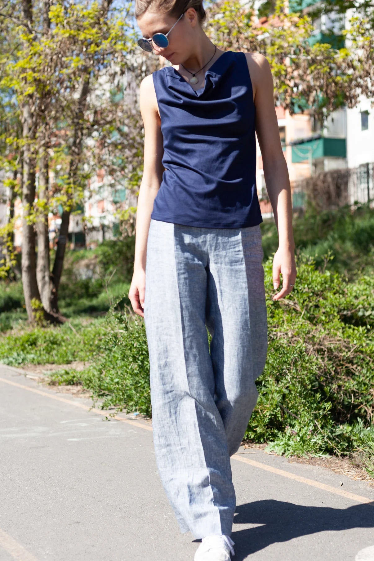 Papierschnittmuster Marlenehose Anke