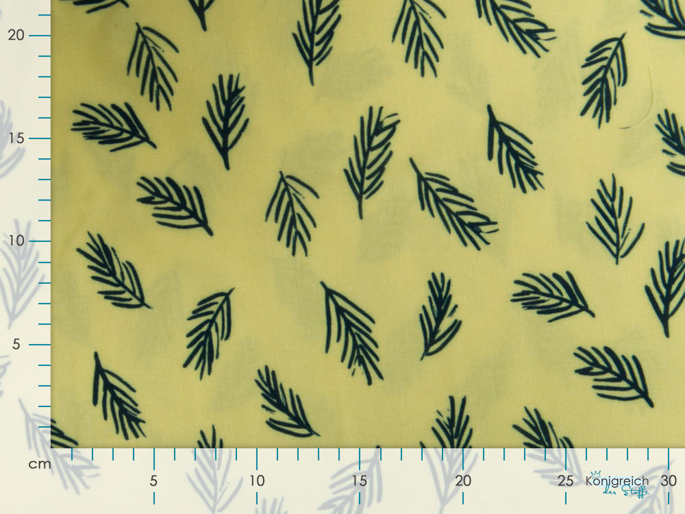 Viskose Leaves by Käselotti - Blätter - sonnengelb