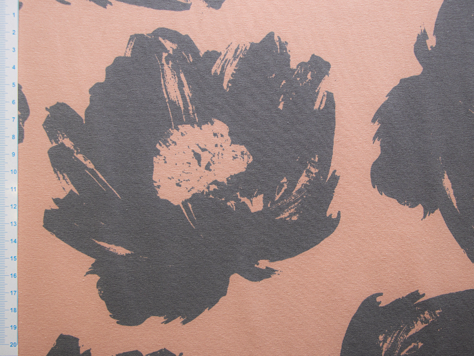 Jersey Swafing Veronika - große Blüten - pfirsich