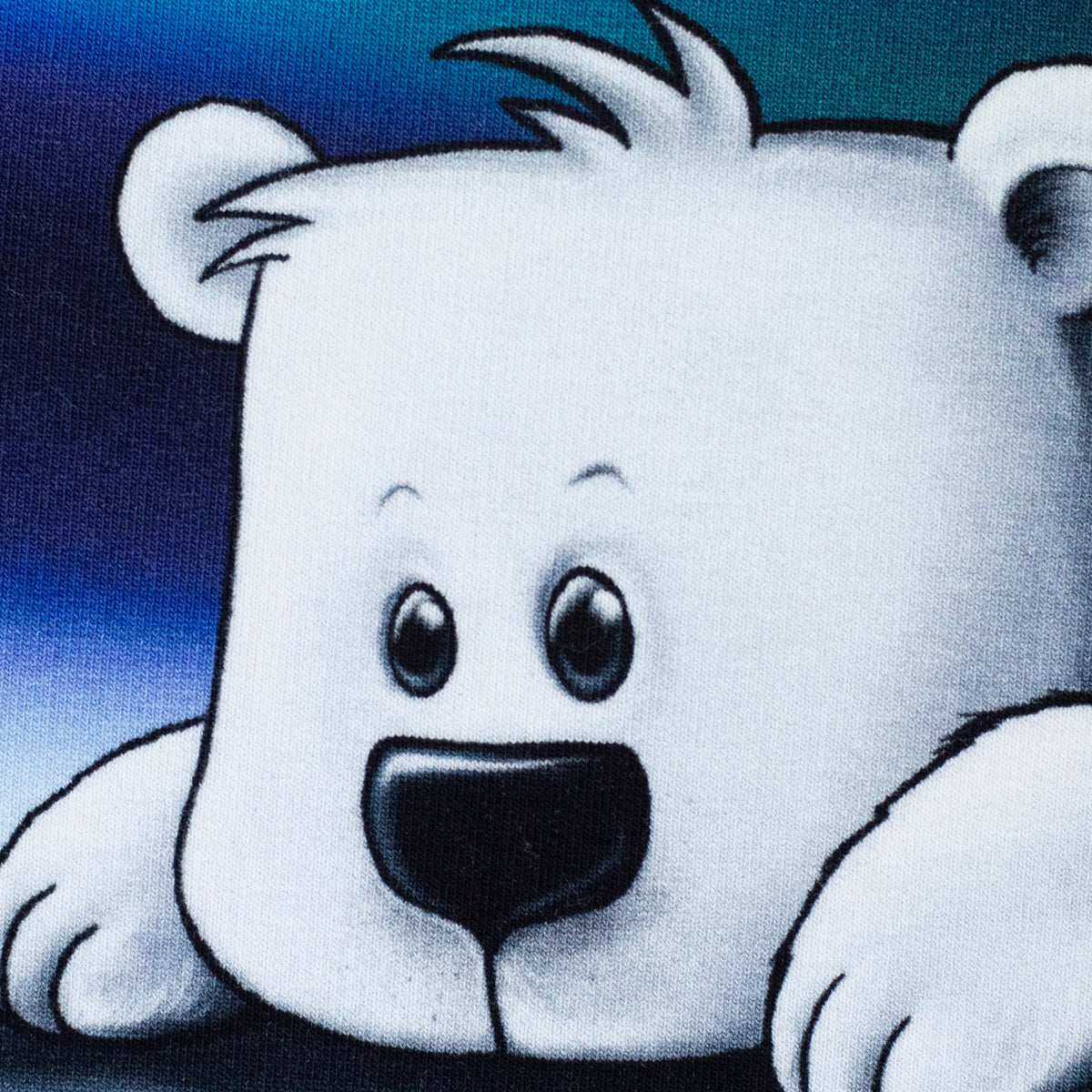 Sweat Swafing PANEL-Kombi On The Rocks  by Thorsten Berger - Polarlichter - blau