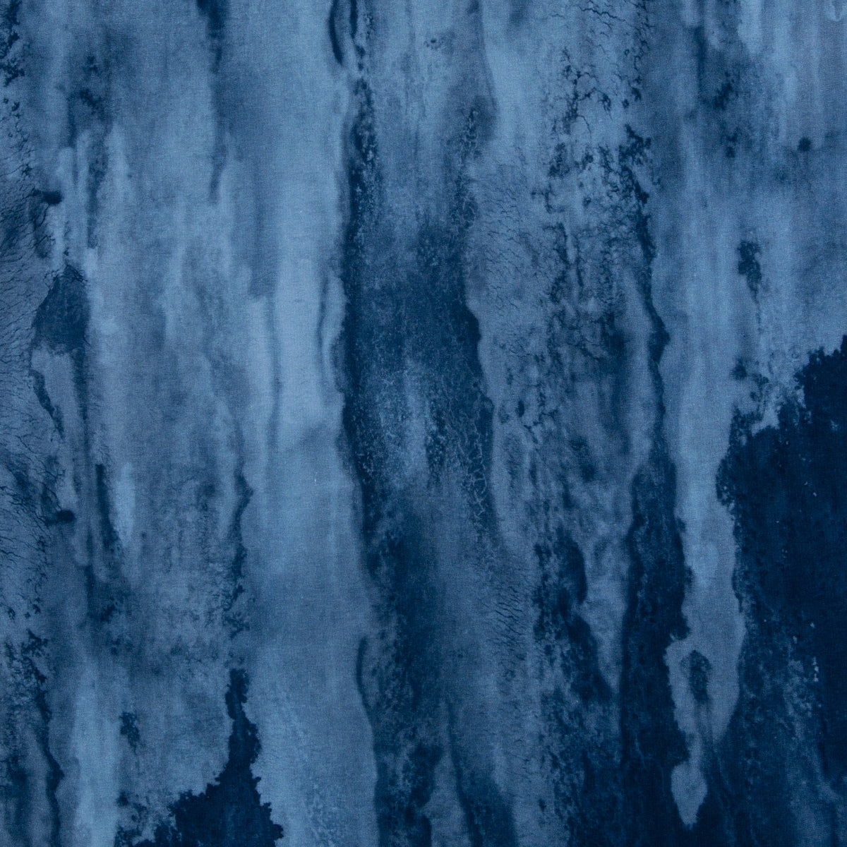 Sweat Swafing Kombistoff - On The Rocks by Thorsten Berger - Wasserfarben - jeansblau