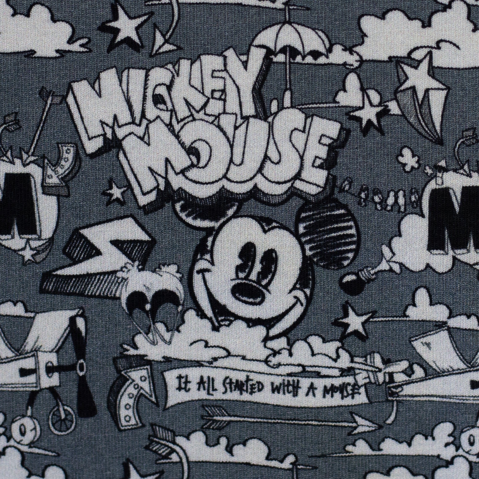 Jersey Swafing Nils - Mickey Mouse Cartoon - graublau