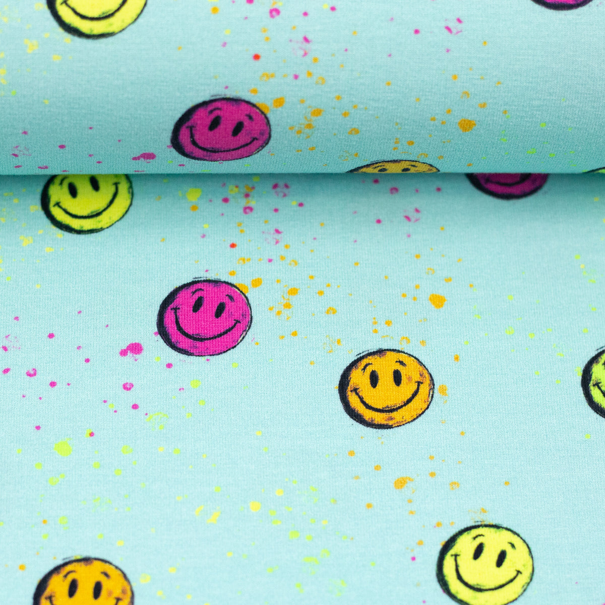 Baumwolle Jersey Swafing by Christiane Zielinski - Happy - Mint
