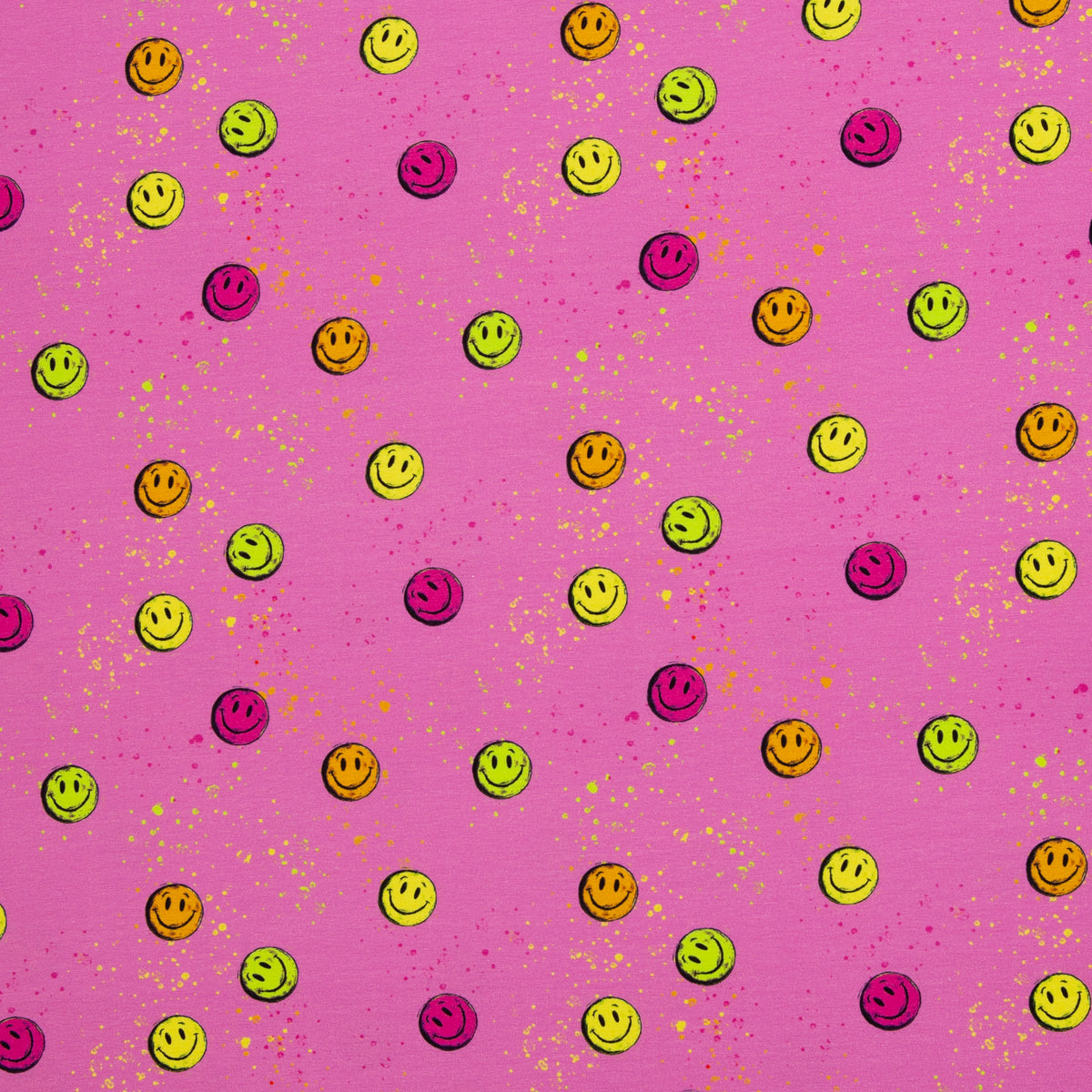 Baumwolle Jersey Swafing by Christiane Zielinski - Happy - pink