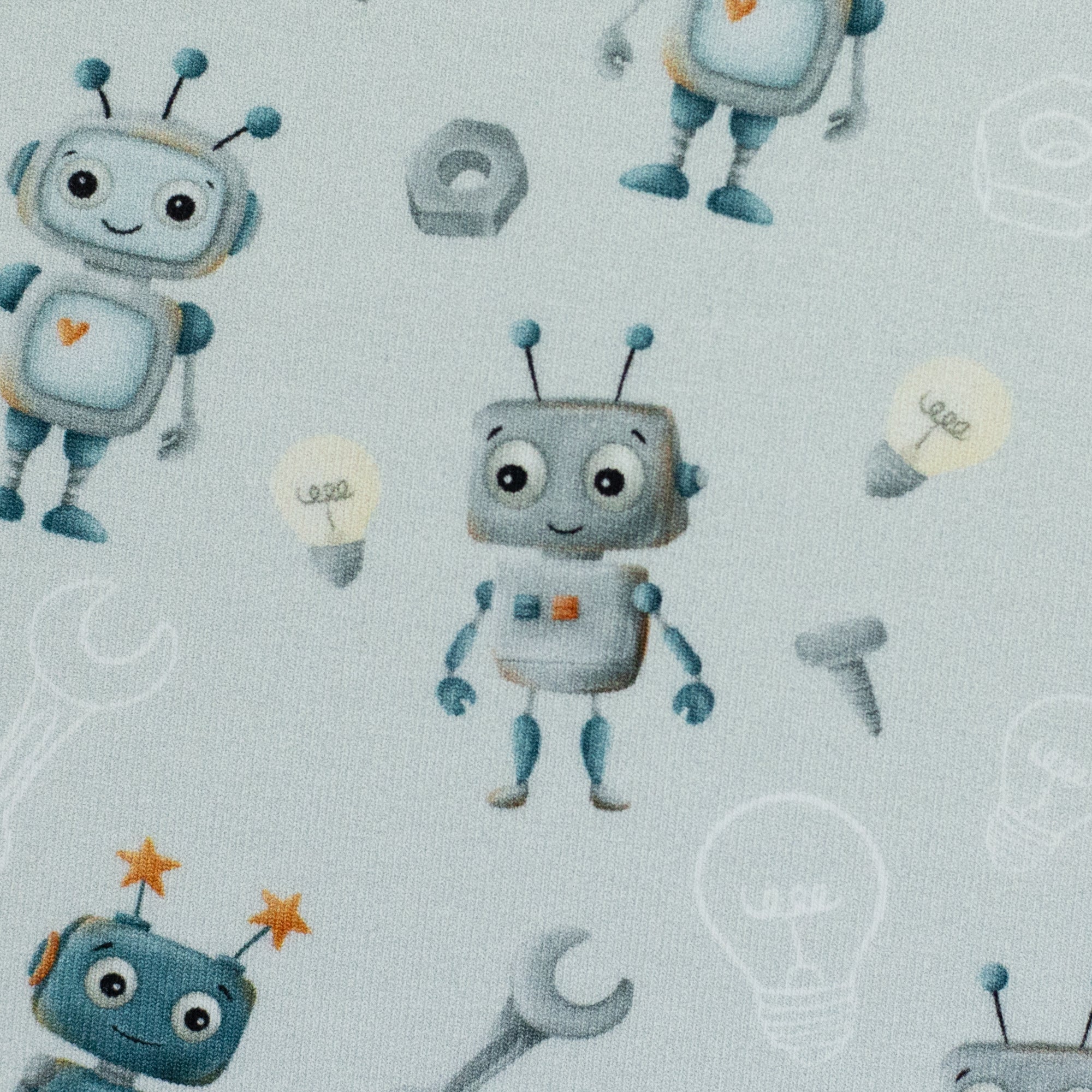 Jersey Baumwolle Swafing - Hello Robot!