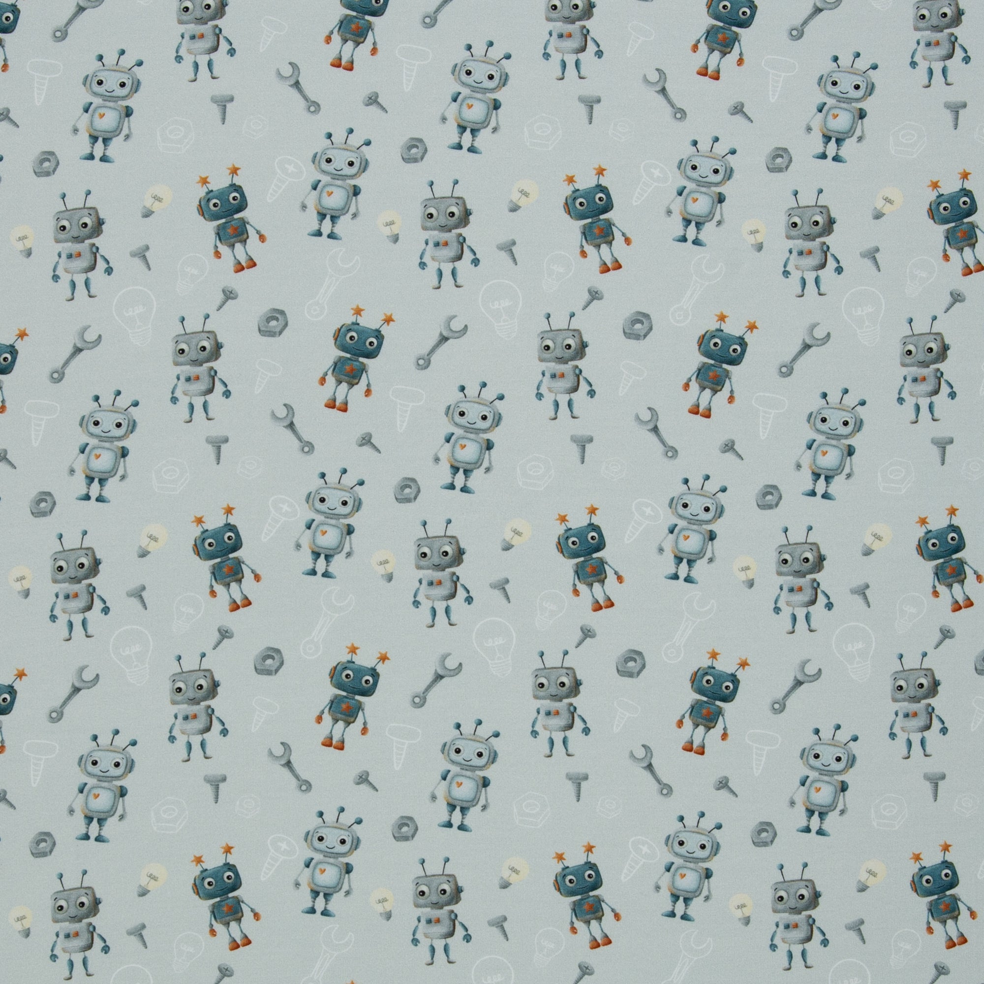 Jersey Baumwolle Swafing - Hello Robot!