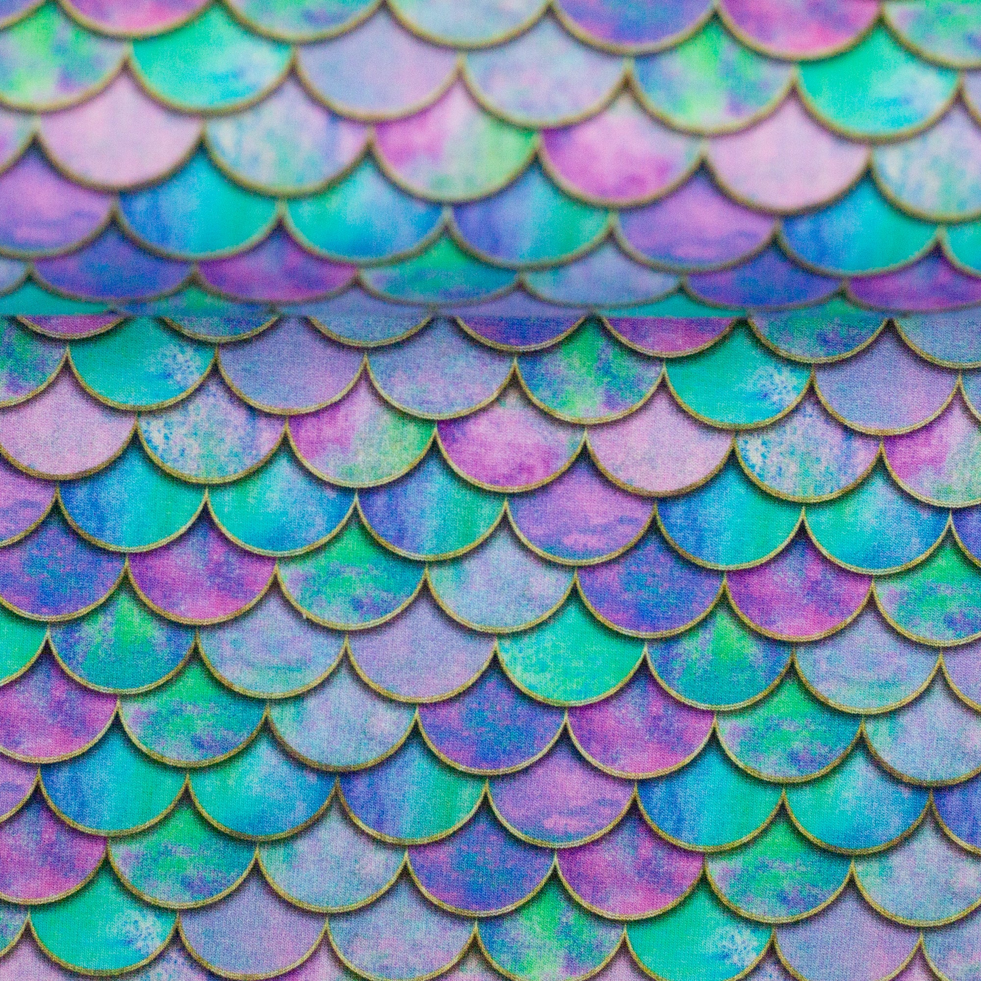 Jersey Swafing Melody - Meerjungfrau - türkis - pink