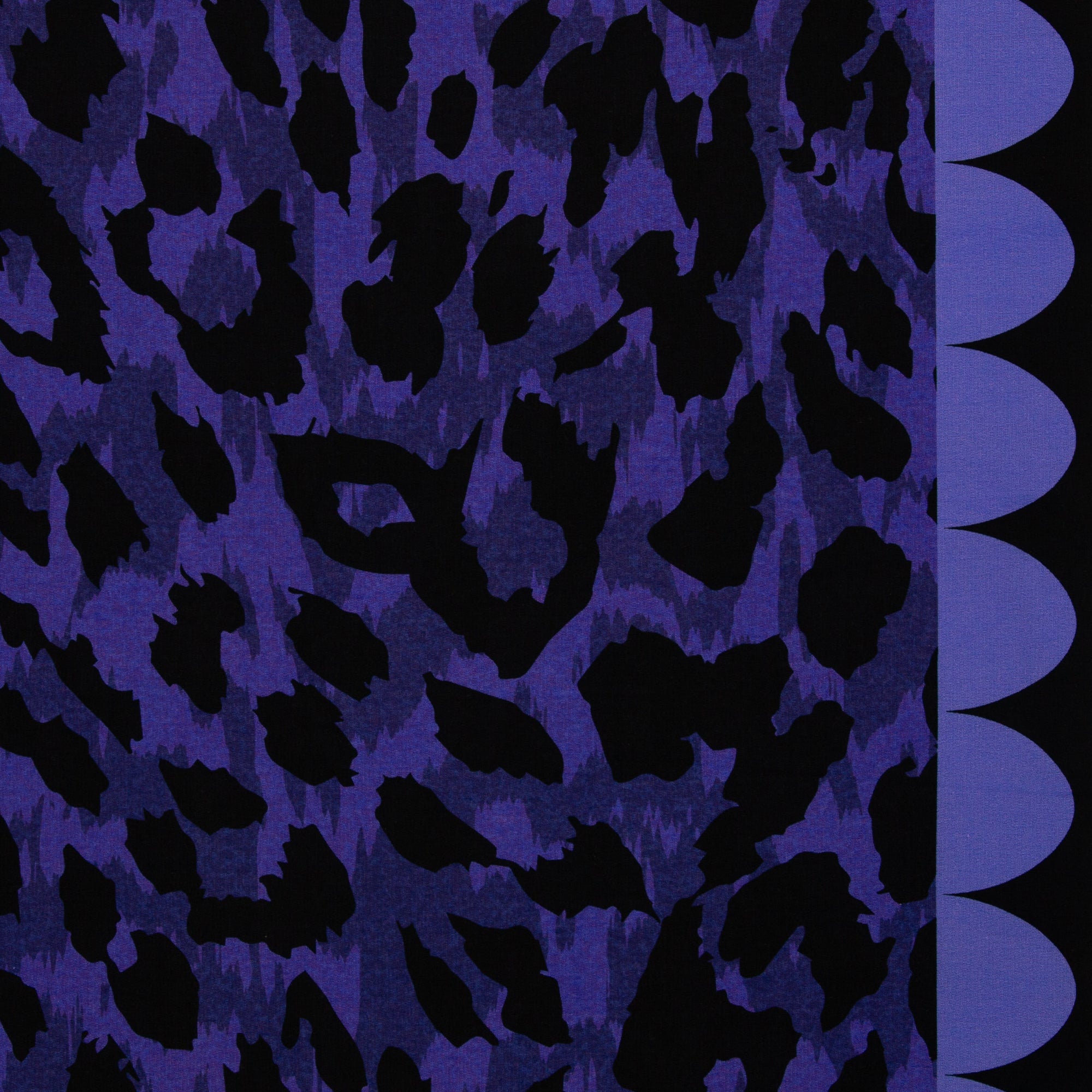 French Terry Swafing PANEL ca. 85 cm x 150 cm MONSTA by Thorsten Berger - Leo - Lila