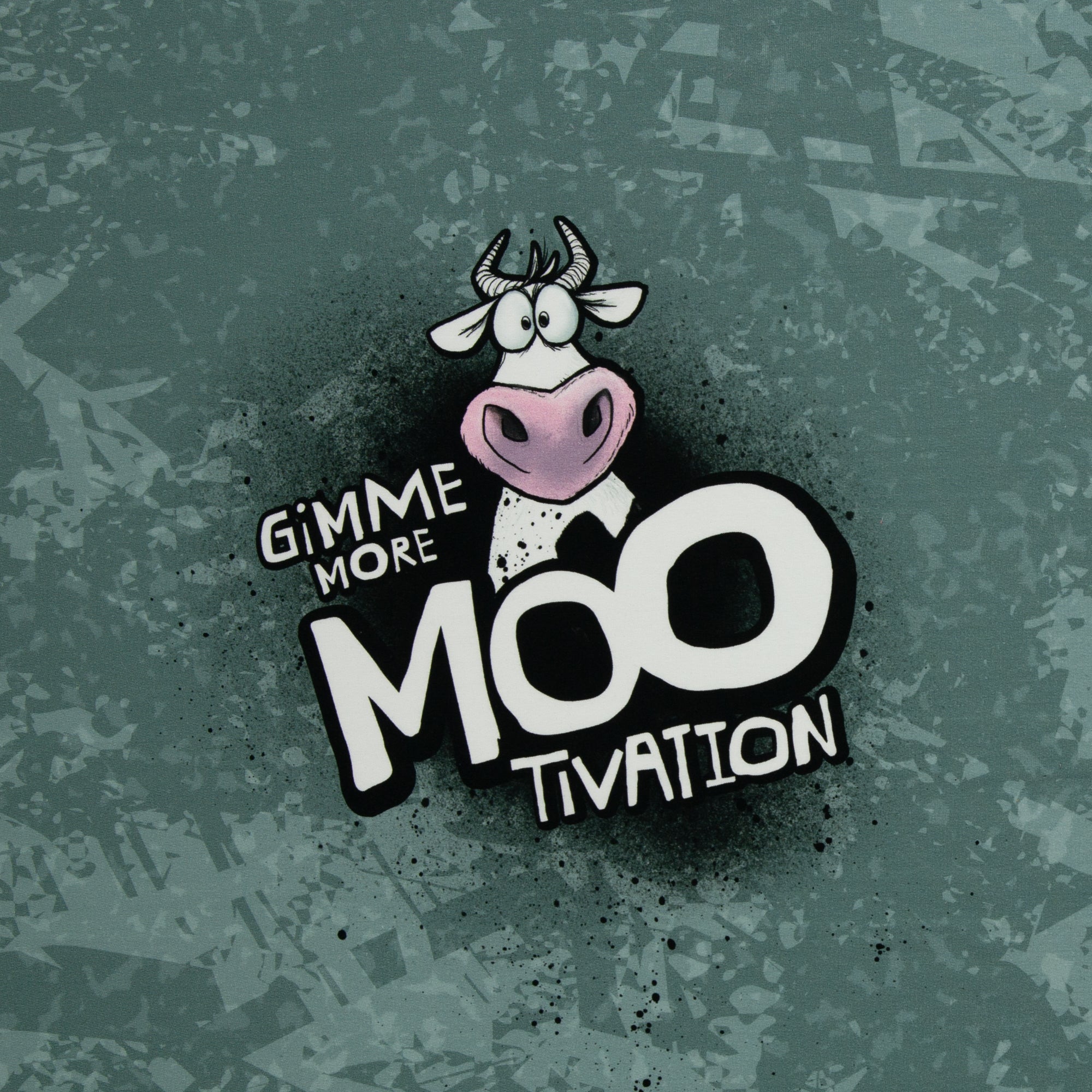 French Terry Swafing PANEL ca. 80 cm x 150 cm Let's Moove by Thorsten Berger - altmint