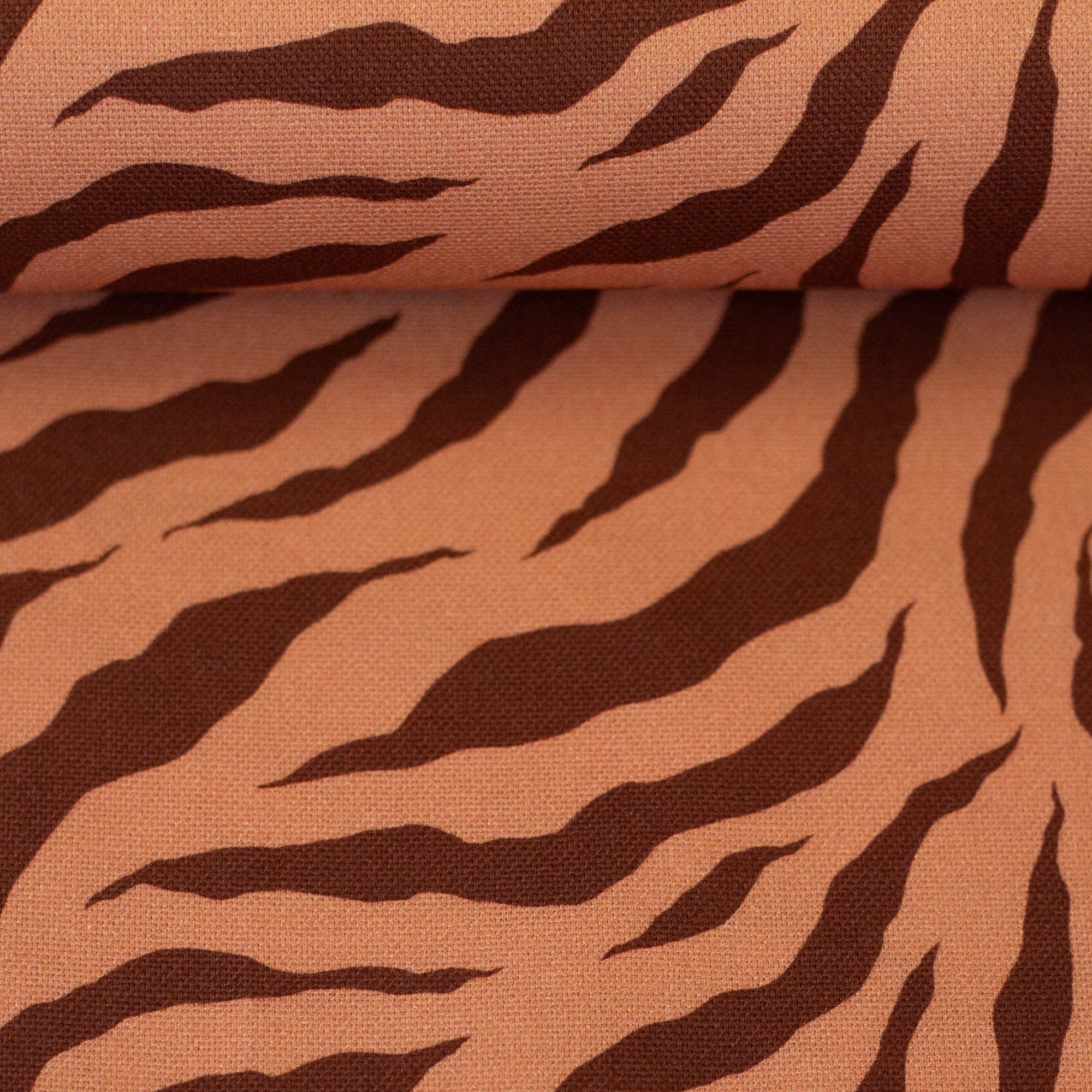 Canvas Swafing - DOHA - Zebra Print - braun