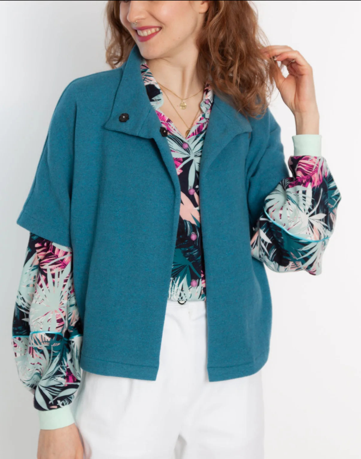 Papierschnittmuster Strickjacke/Pullunder Uli