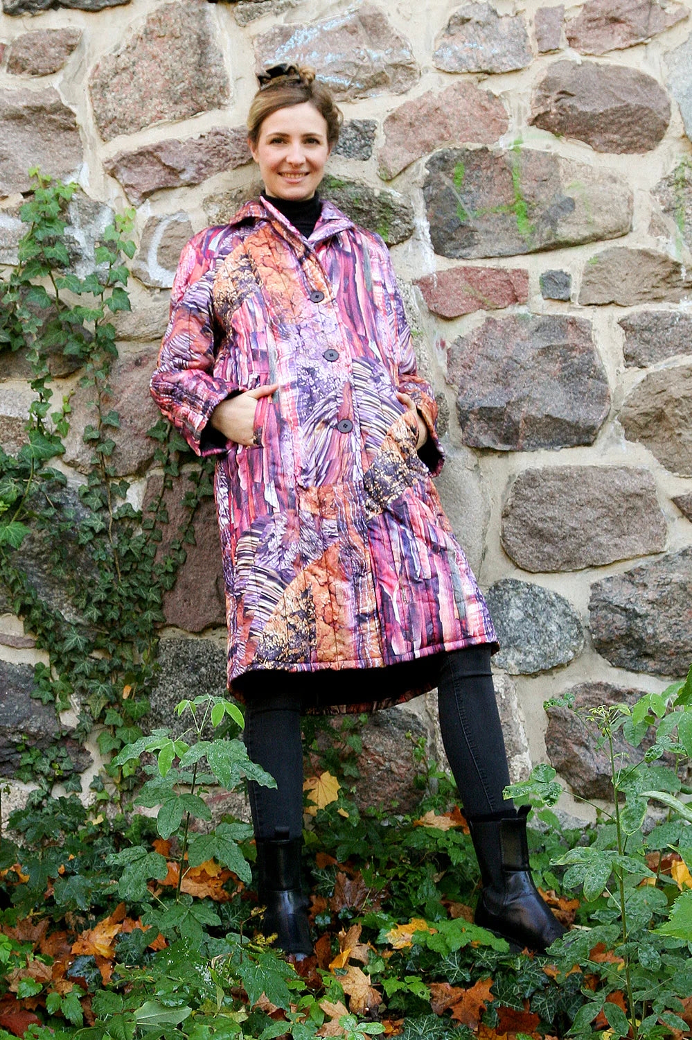 Papierschnittmuster Premium Raglanmantel Roberta