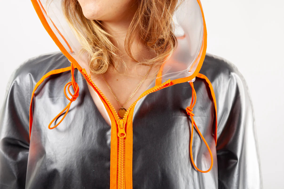 Papierschnittmuster Regenmantel Sabete