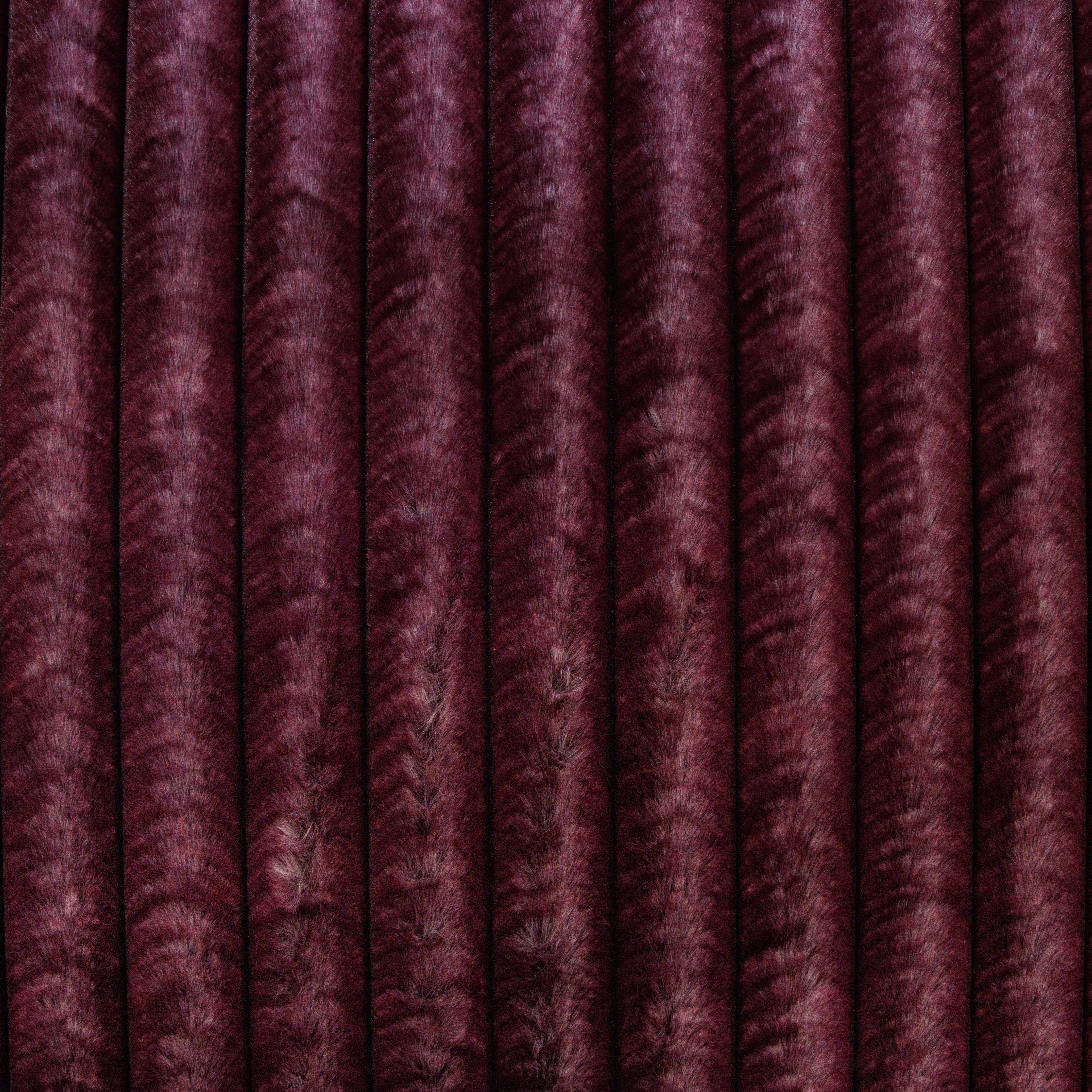 Plüschstoff in Cordoptik - 3cm Rippen