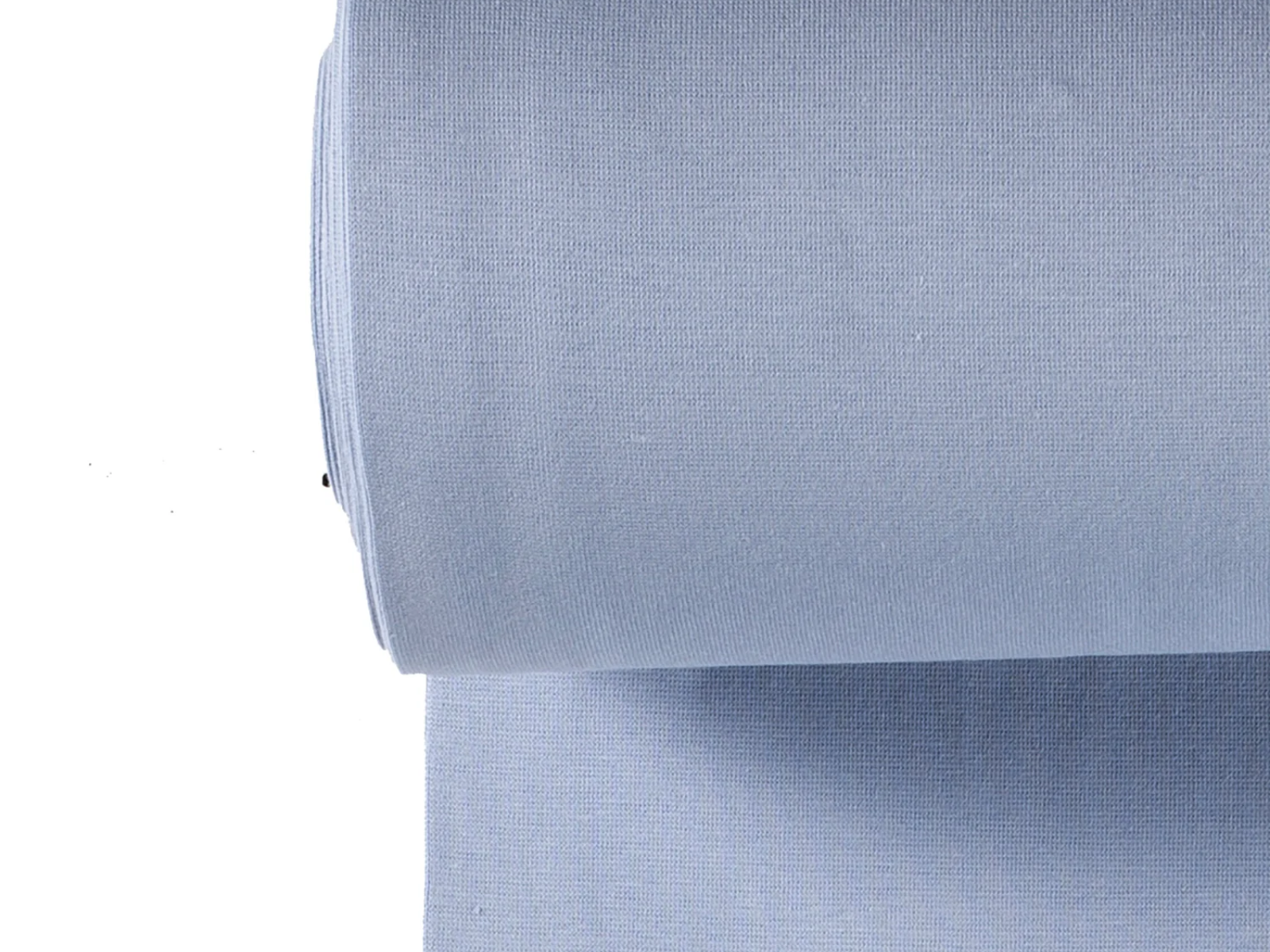 Glattes Bündchen Stoff im Schlauch