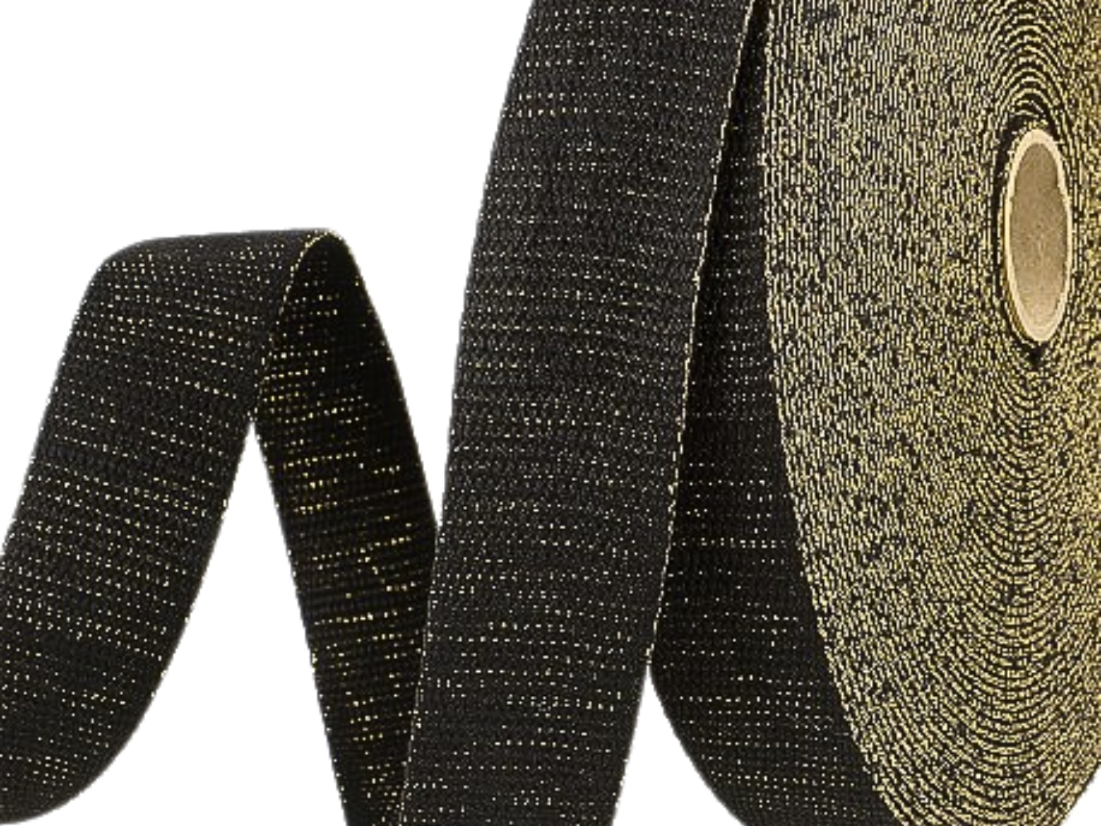 Gurtband mit Glitzerfäden 30 mm