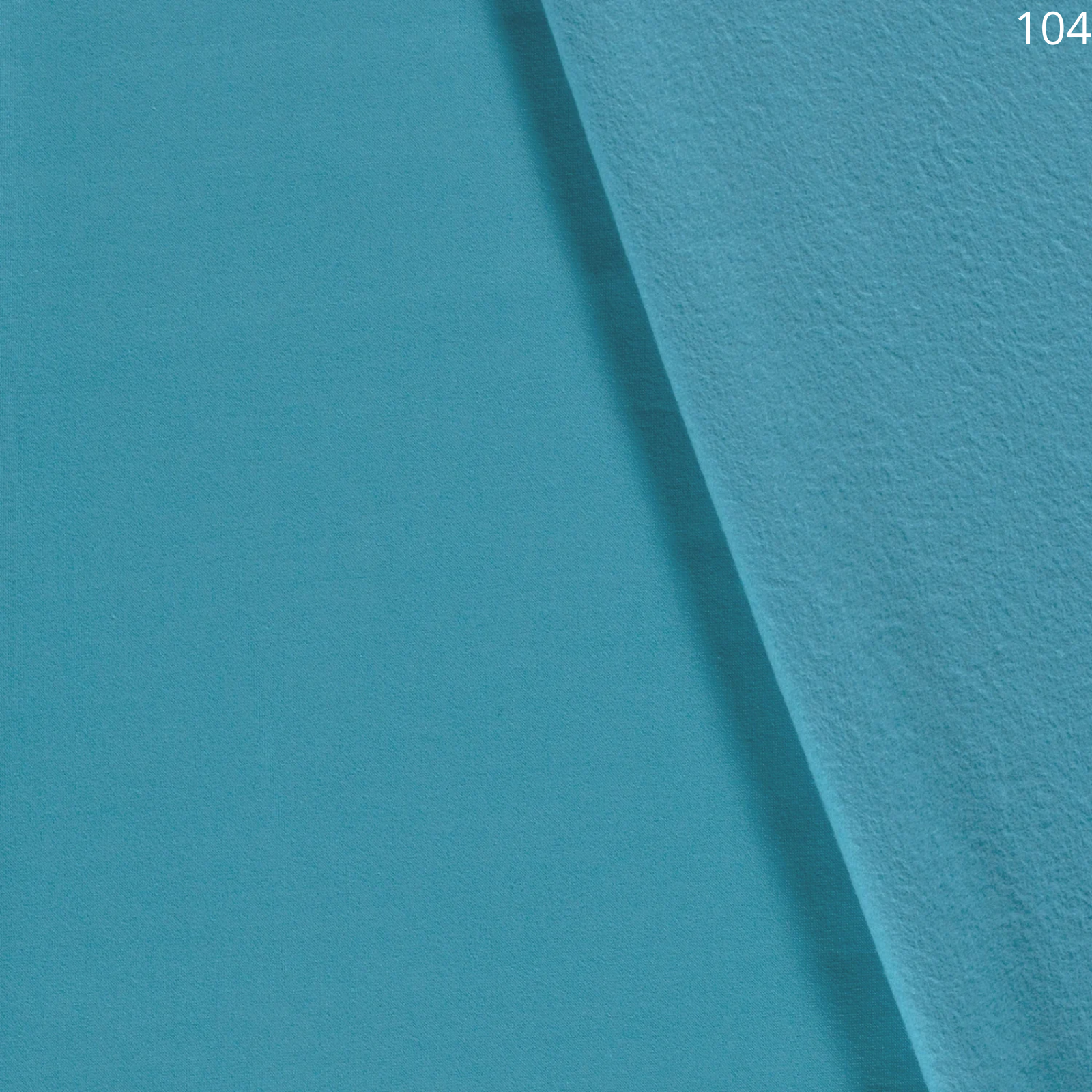 Angerauter Sweat Stoff - uni