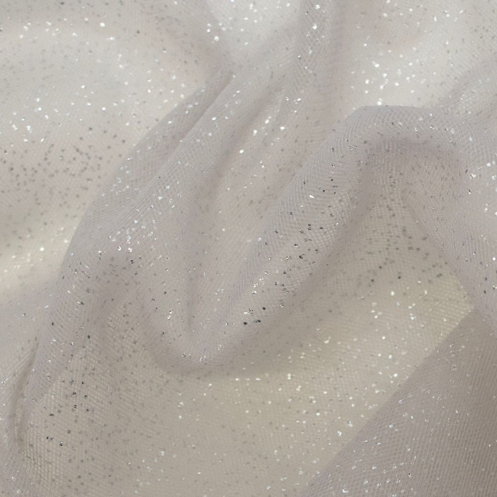 ✨Tüll mit Glitzer - uni