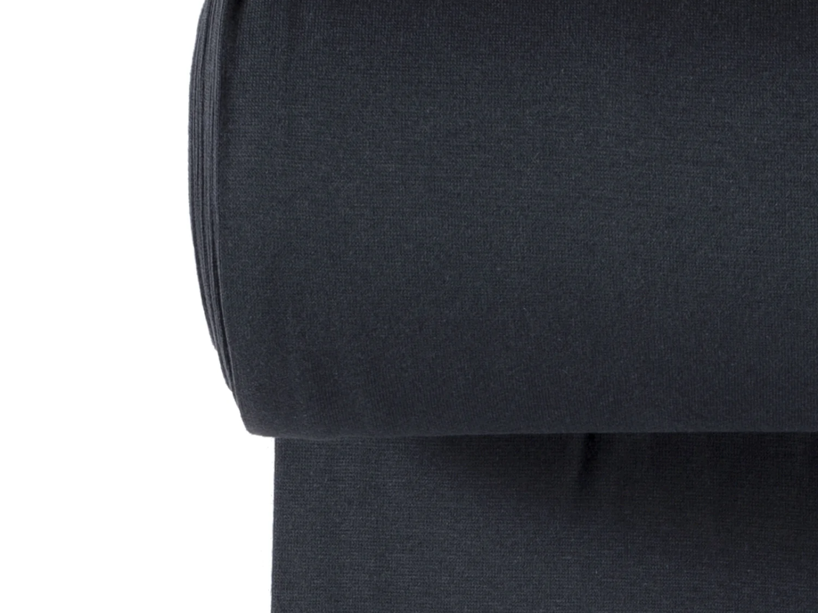 Glattes Bündchen Stoff im Schlauch