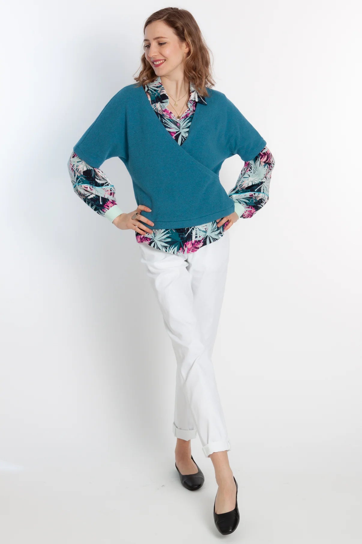 Papierschnittmuster Strickjacke/Pullunder Uli