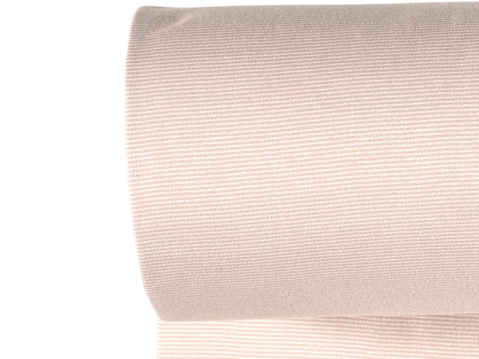 Glattes Bündchen Stoff im Schlauch - Streifen