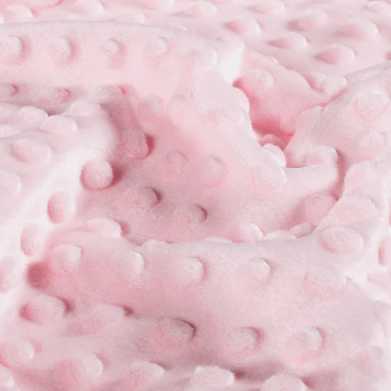 Minky-Stoff mit Noppenprägung