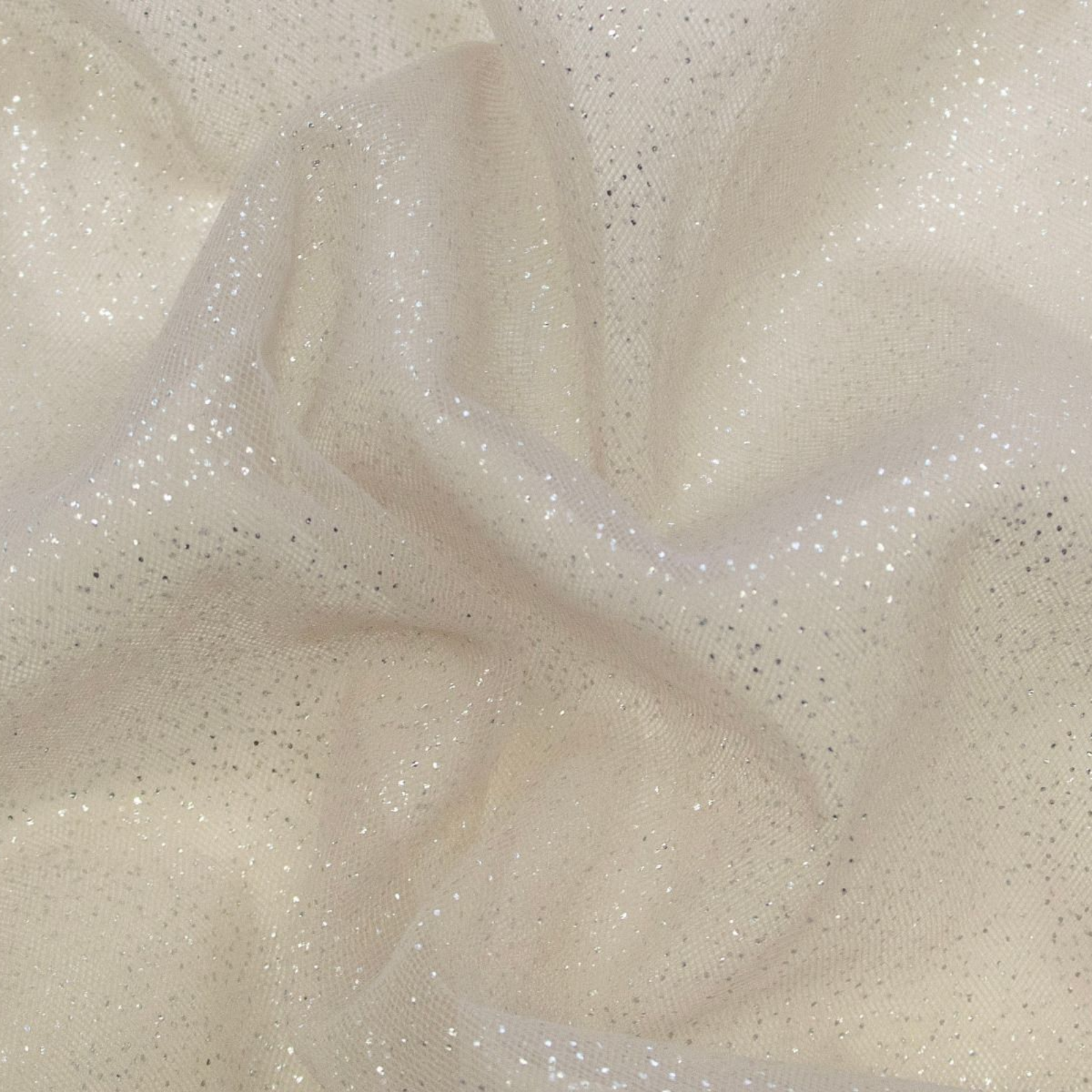✨Tüll mit Glitzer - uni