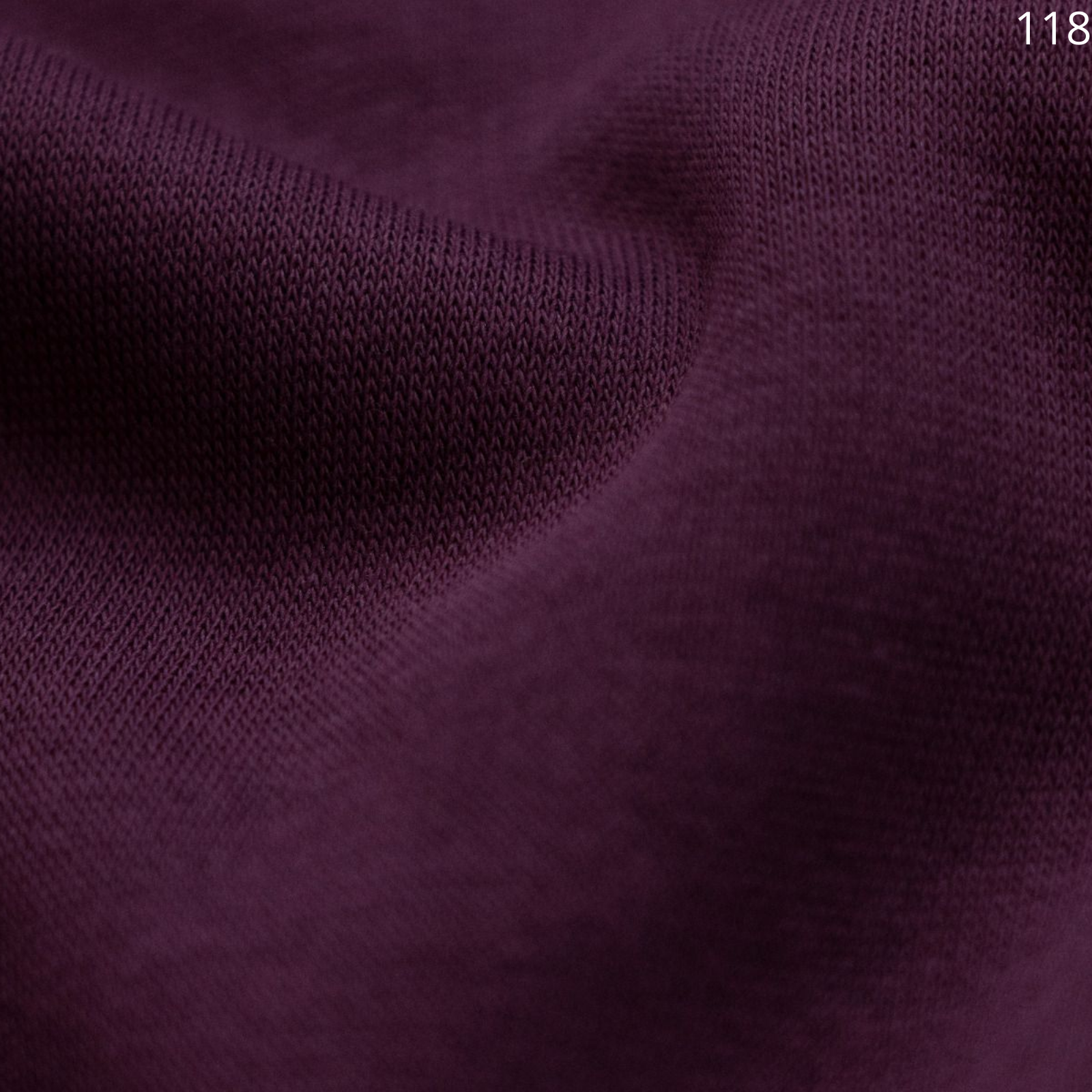 Angerauter Sweat Stoff - uni