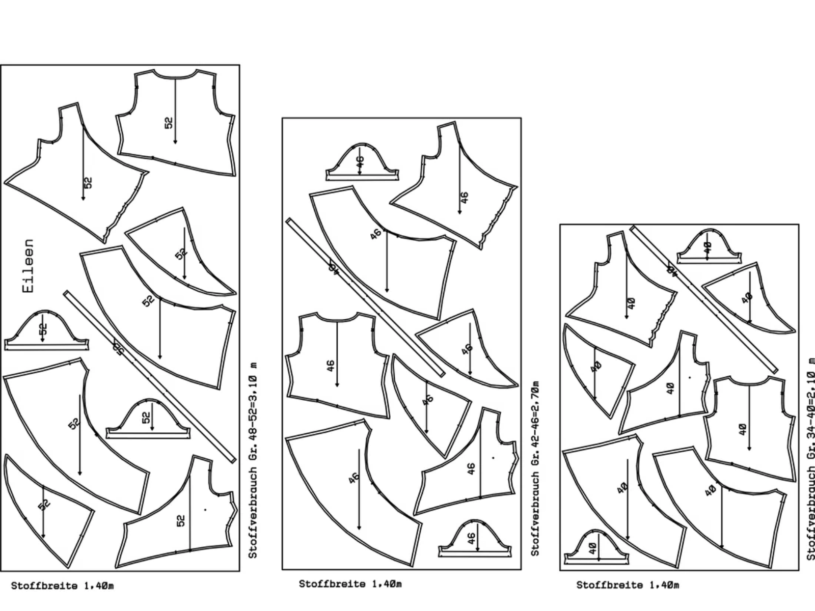 Papierschnittmuster Premium Wickelkleid Eileen