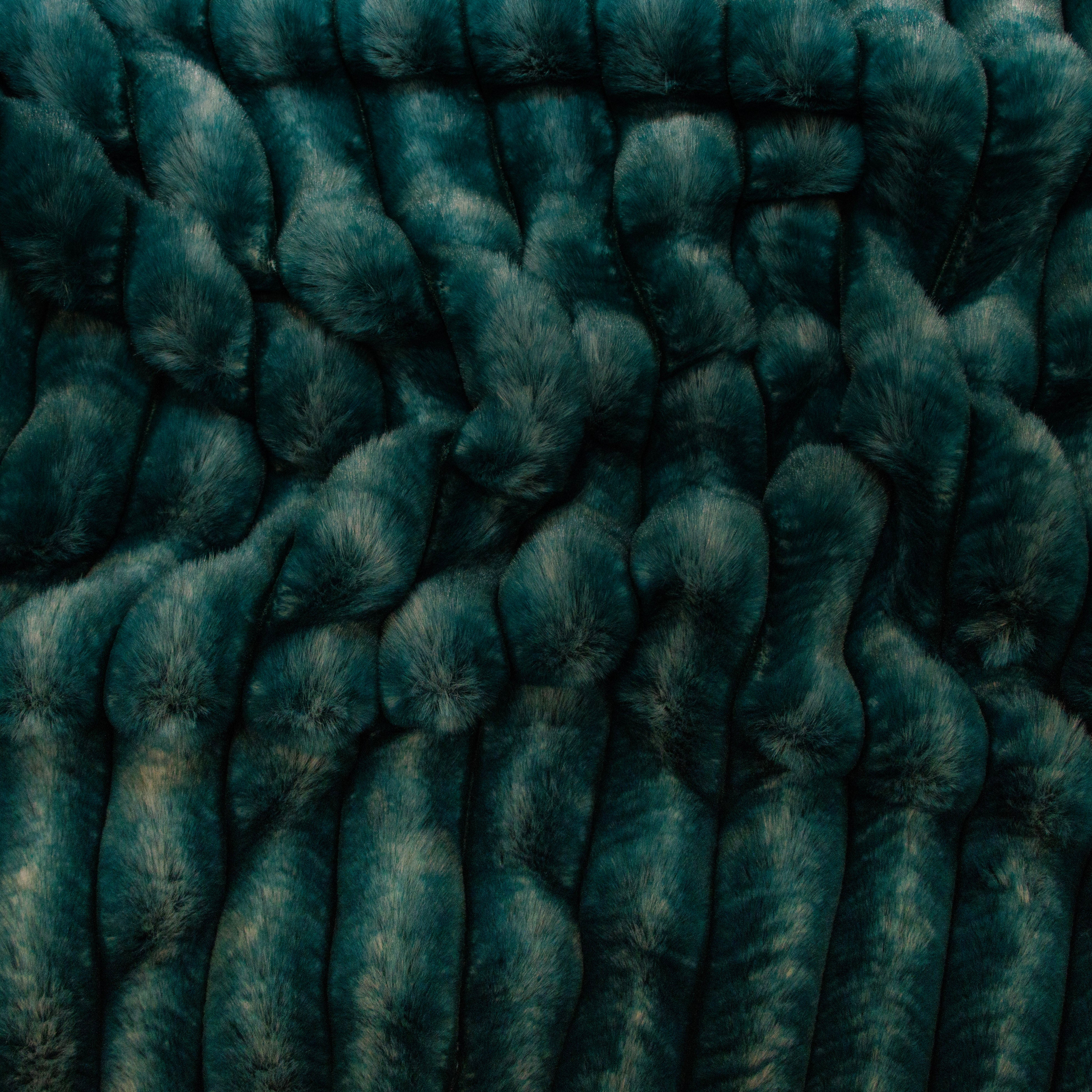 Plüschstoff in Cordoptik - 3cm Rippen