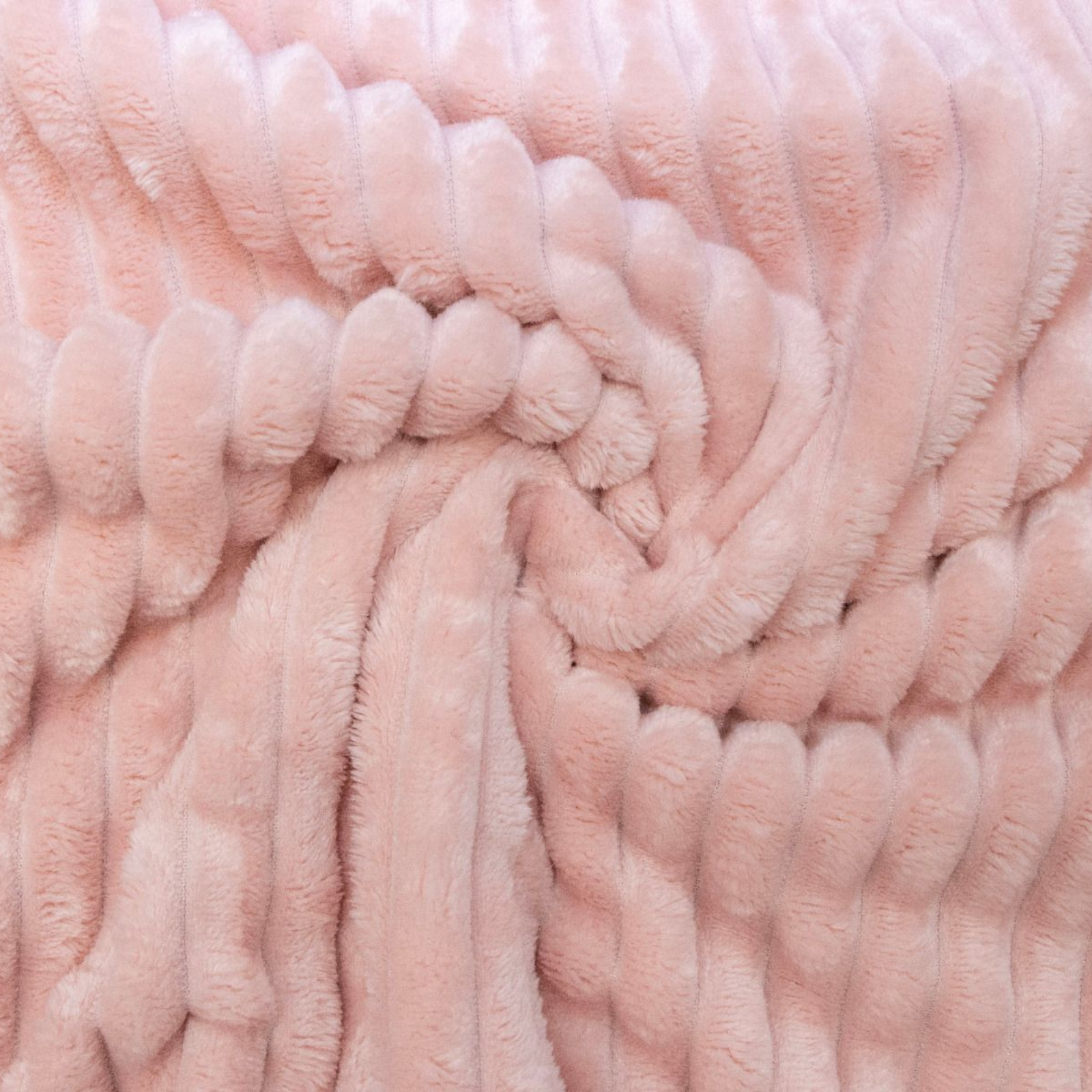 Cuddle Binky super weicher Wellnessfleece Stoff mit 1,5 cm breiten Rippen