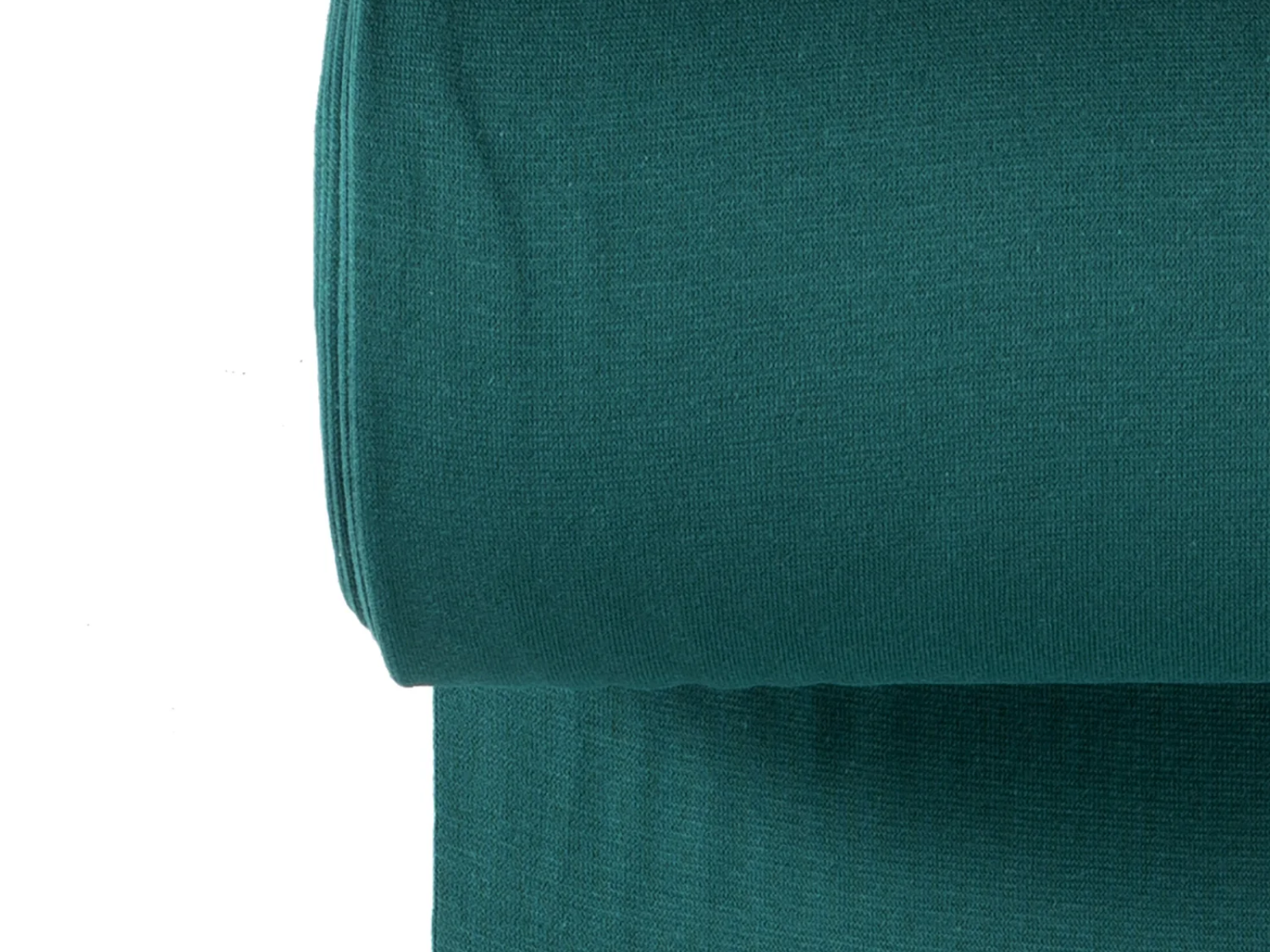 Glattes Bündchen Stoff im Schlauch